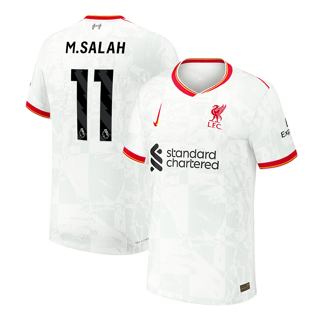 Authentic football shirt M.SALAH #11 Liverpool Third Away Shirt 2024/25