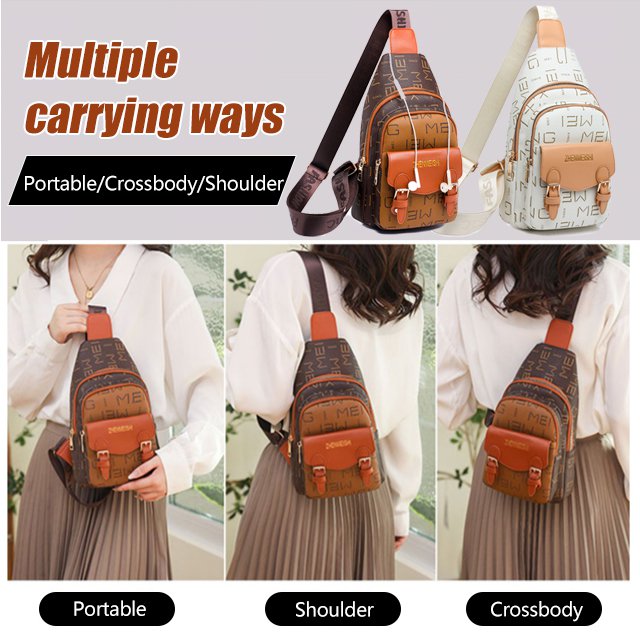 💥Last Day Promotion-[SAVE 50% OFF]--Genuine Leather Waterproof Large Capacity Crossbody Bag--BUY 2 GET FREE SHIPPING