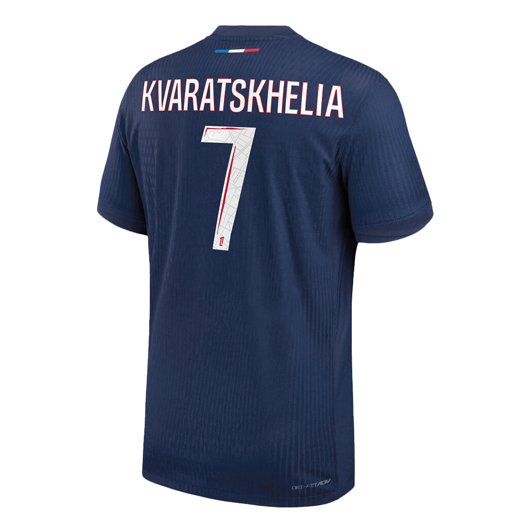 Authentic KVARATSKHELIA #7 PSG Home Football Shirt 2024/25