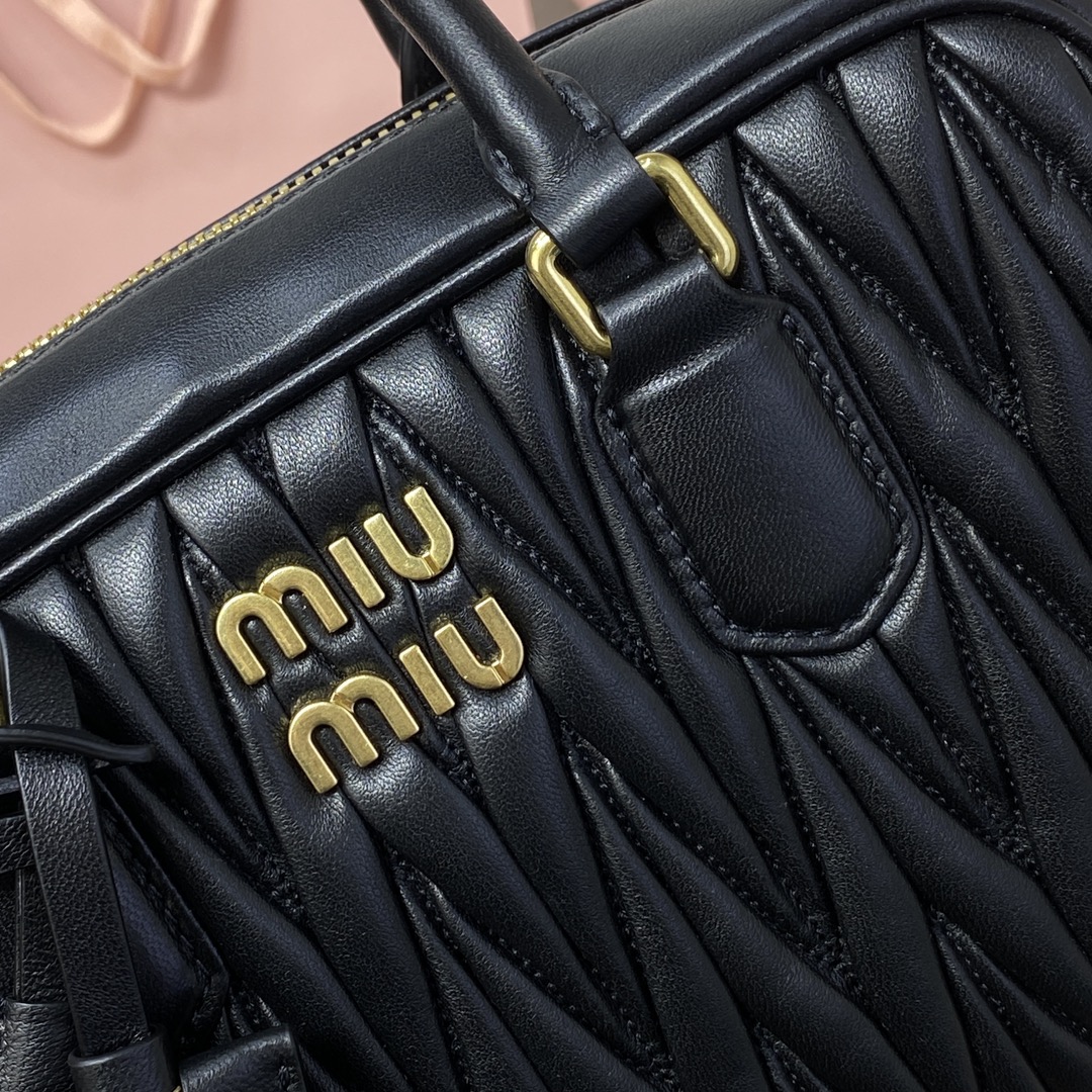 Miu Miu too etty bowling medium handbag 5BB124
