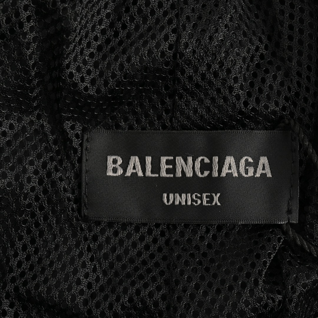 Balenciaga 24Fw Blurred Lettering Print Trousers