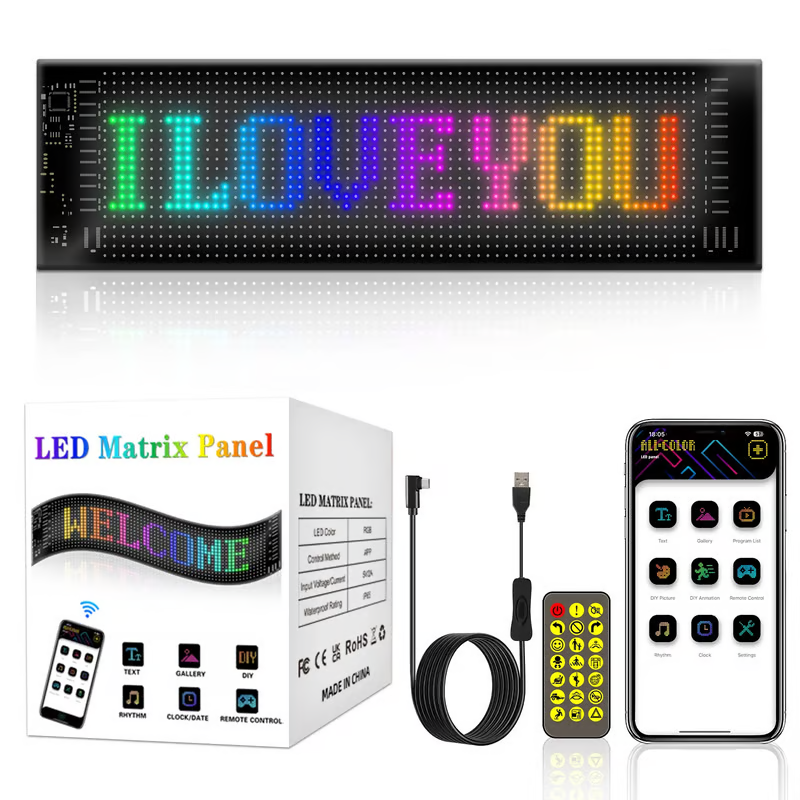🔥Last Day 49% OFF - Colorful Eye Lamp Soft Screen for Car Windows