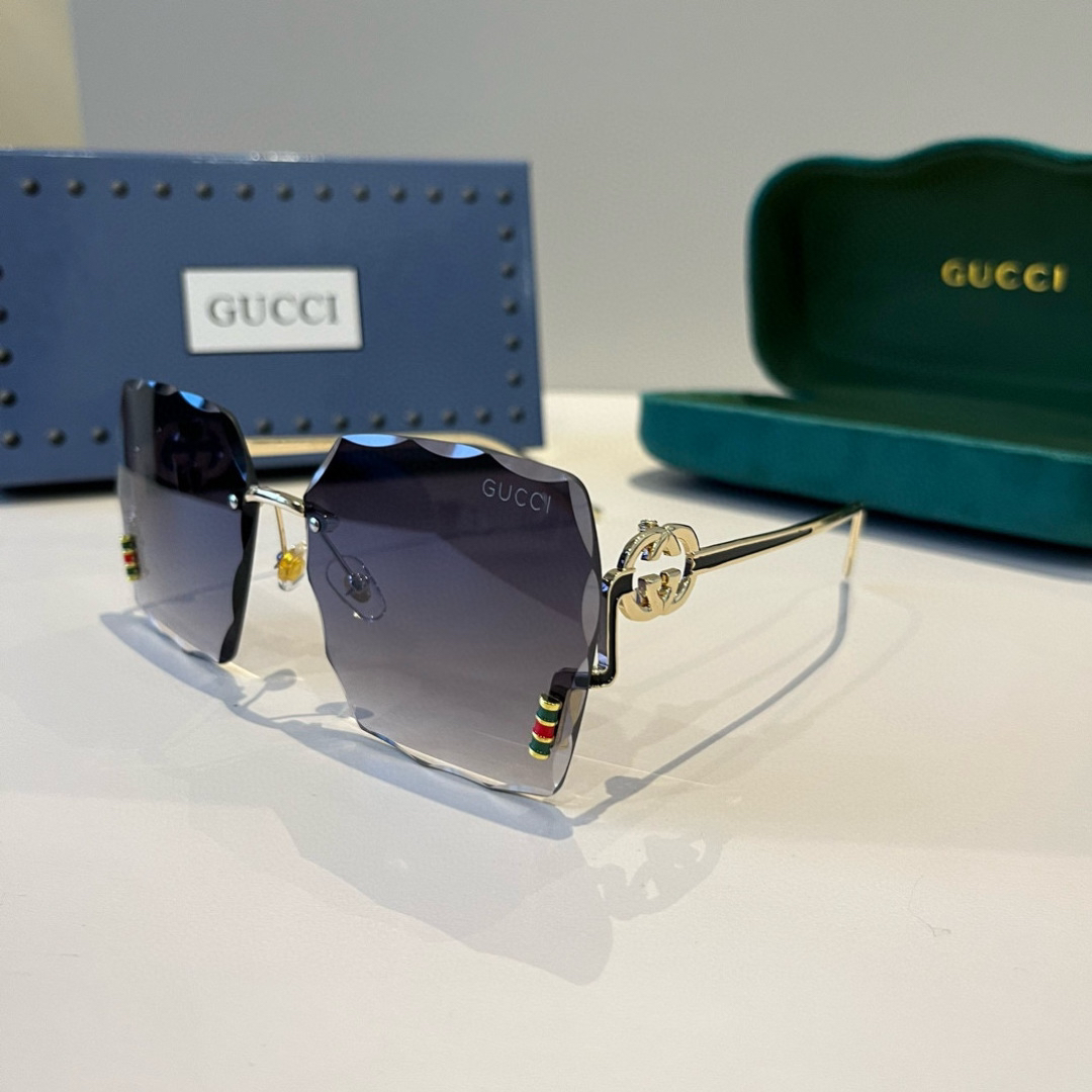 Gucci rimless sunglasses
