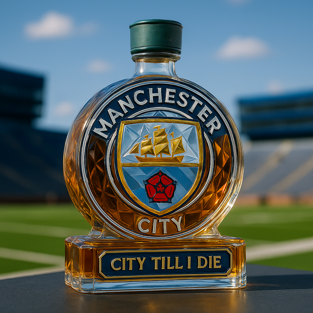 Manchester City Whiskey Bottle