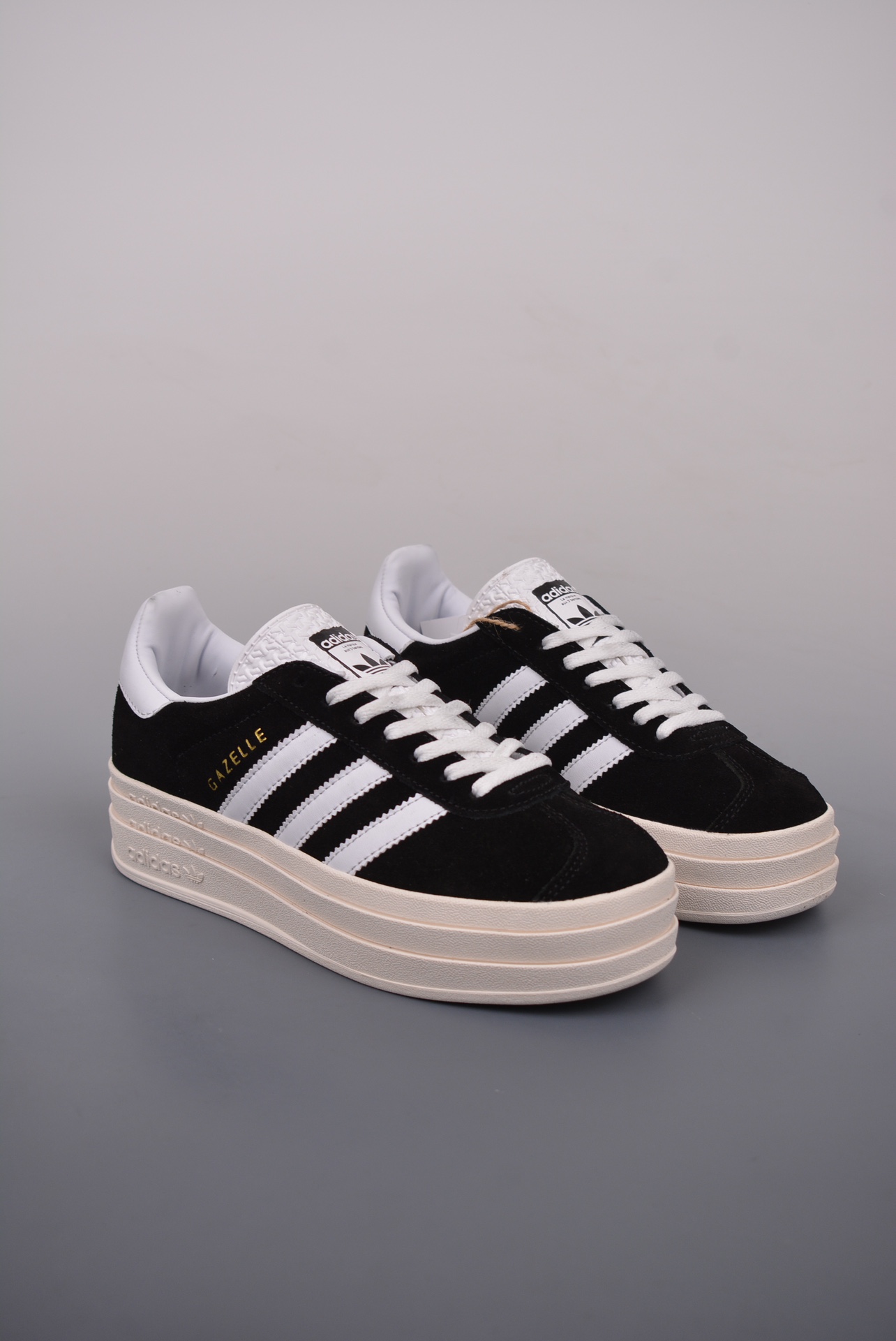 Adidas Originals Gazelle Bold W Black and White HQ6912