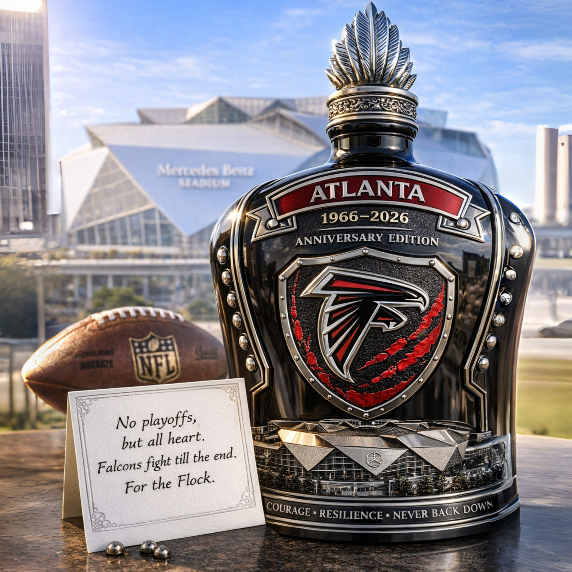 Falcons 60th Commemorative Decanter