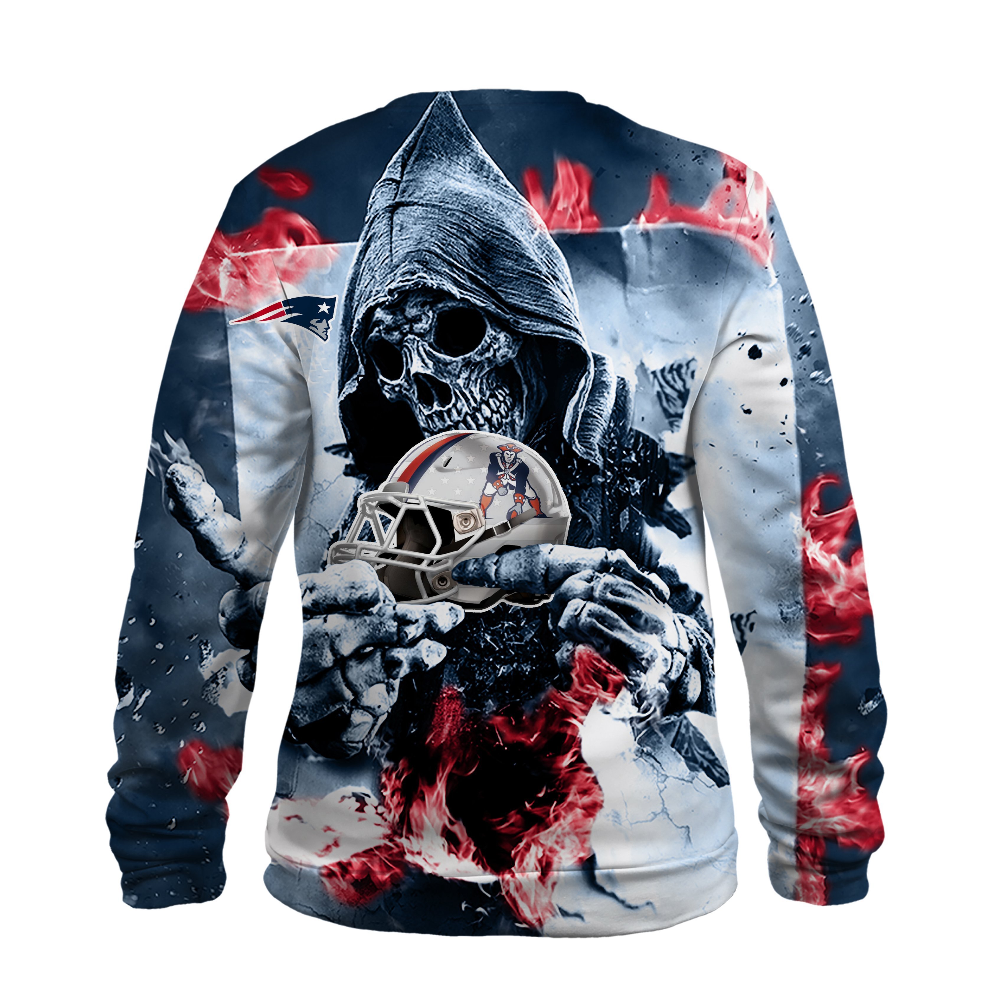 PATRIOTS HOODIE 3D LOVE9