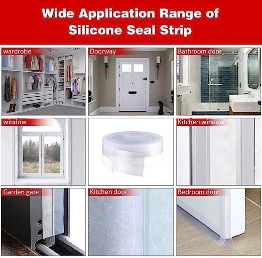 (🔥Last Day Promotion-SAVE 50% OFF)🏡Door Bottom Seal Strip(6M/19.6FT)-BUY 2 GET 1 FREE