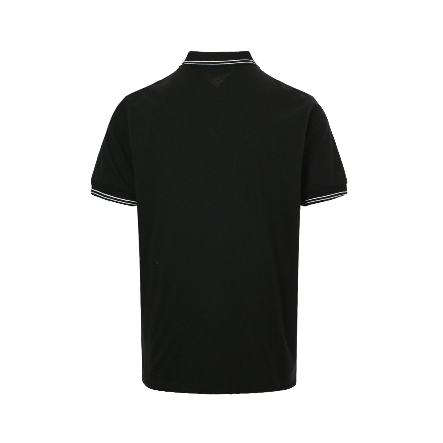Prada 25ss black triangle logo Polo short sleeve