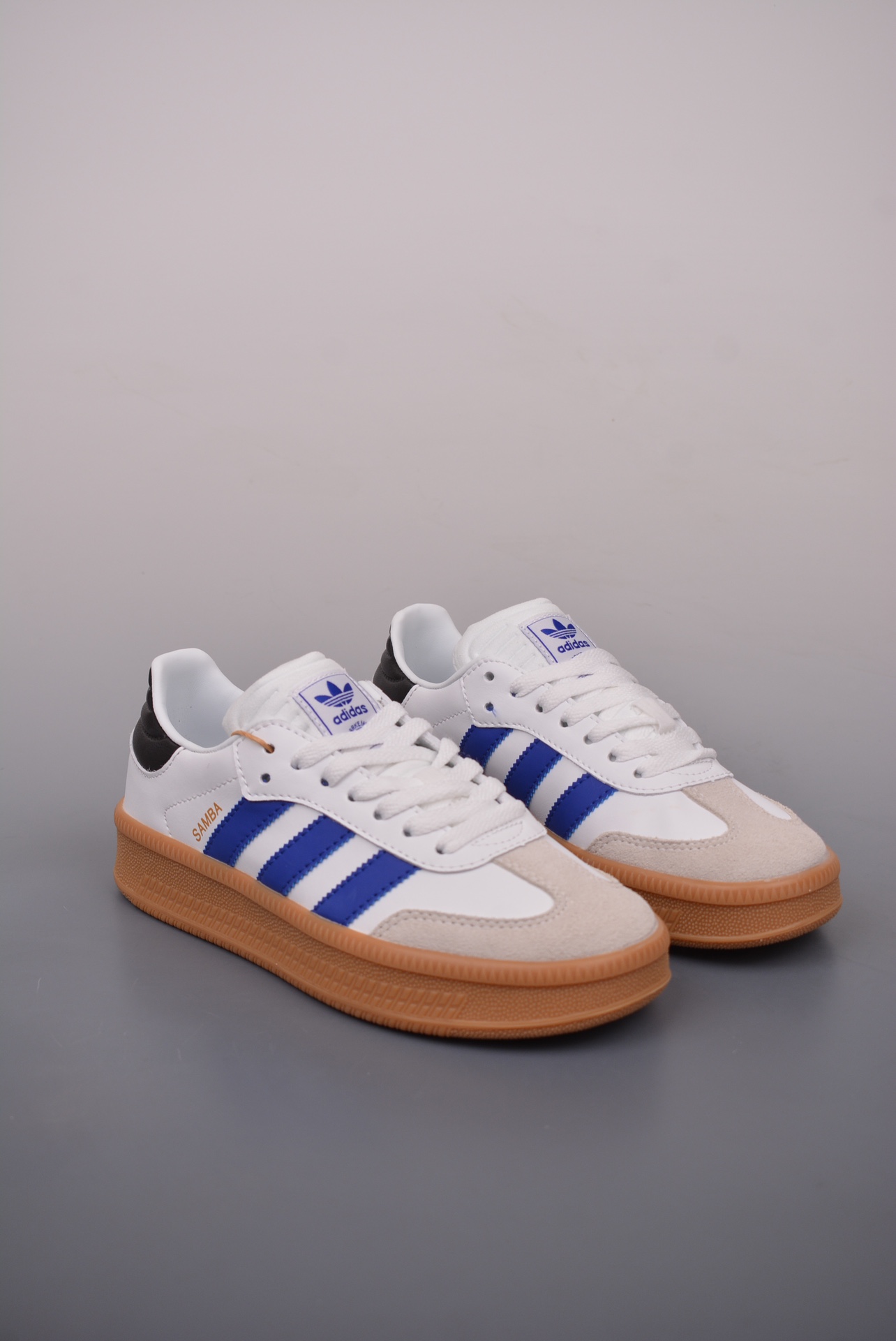 Adidas Samba XLG White Royal Blue IE9182