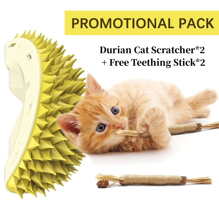 HOT SALE🔥😺Cat Toys - Durian Rubbing Itching Comb