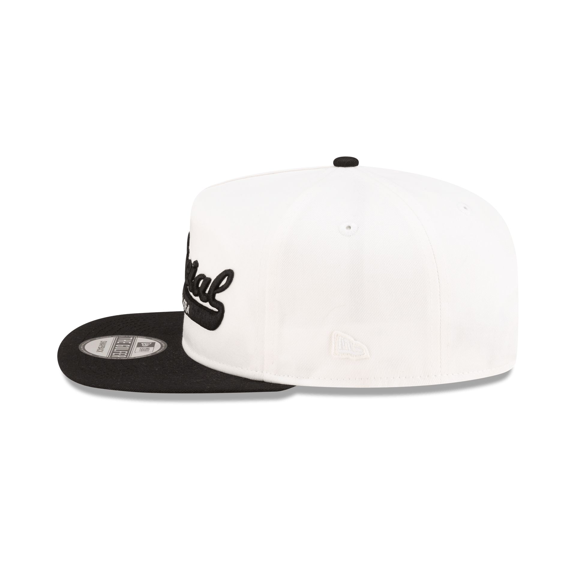 Official College White Golfer Snapback Hat