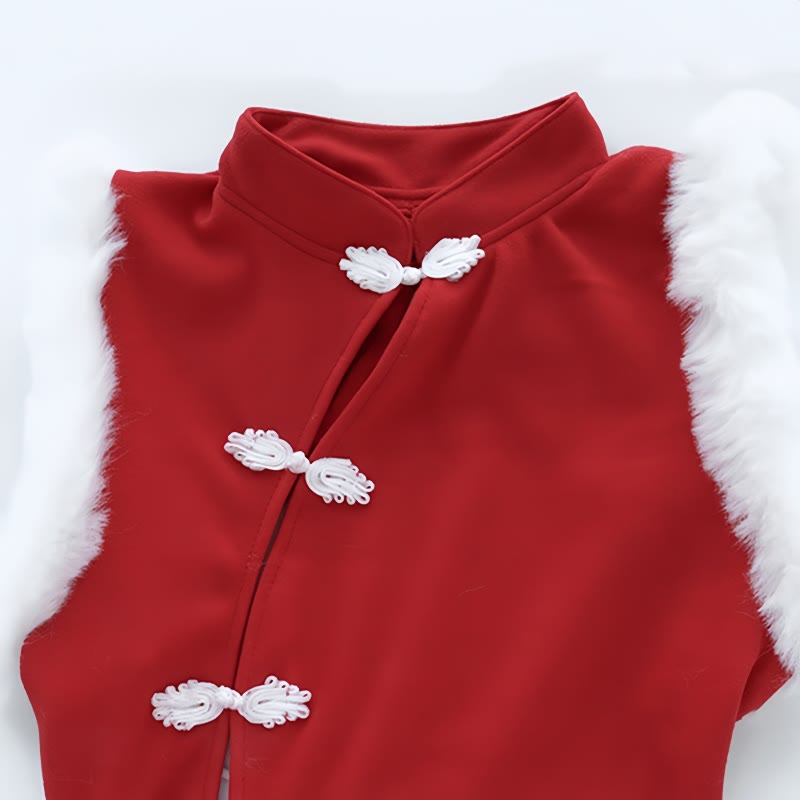 Vintage Hollow Out Backless Cheongsam Lingerie Dress