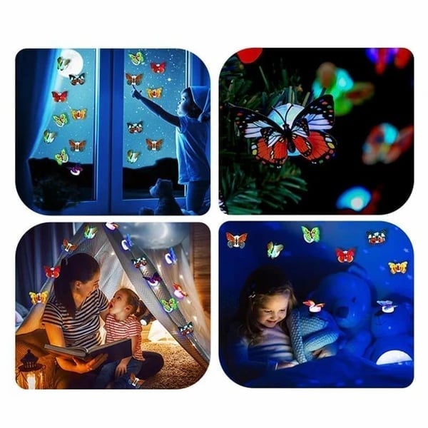 (🎅EARLY CHRISTMAS SALE-49% OFF) 3D LED Butterfly Decoration Night Light (Buy 3 Get 2 Free)