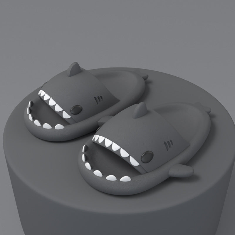 Slippers Funny Shark Cartoon
