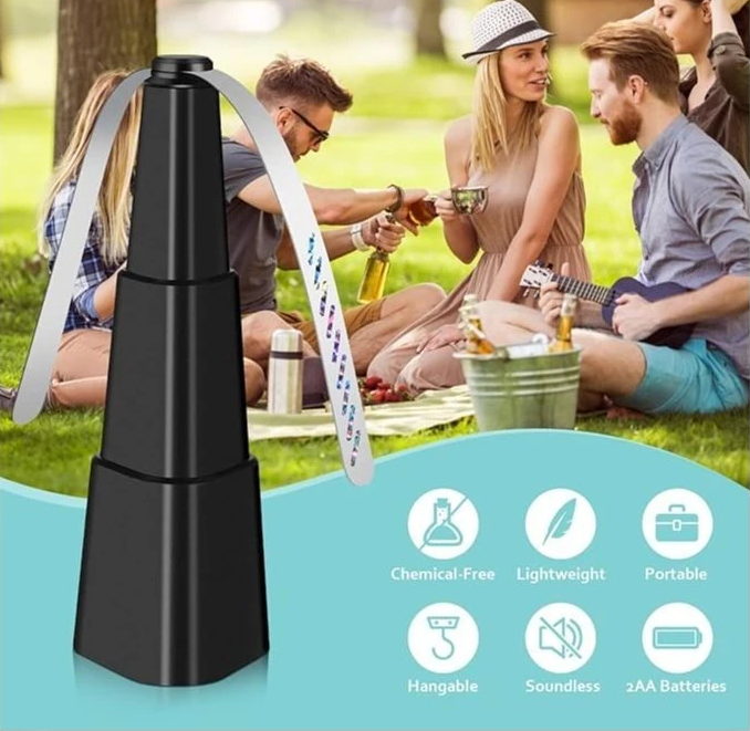 Outdoor picnic fly repellent fan