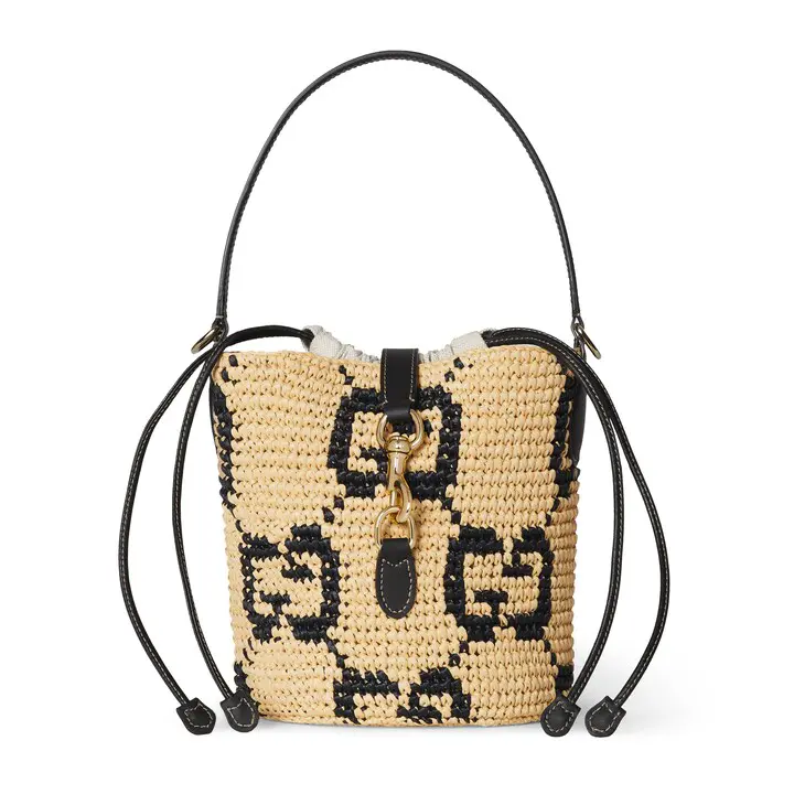 Gucci Woven Mini Bucket Bag8162849AAGL8782