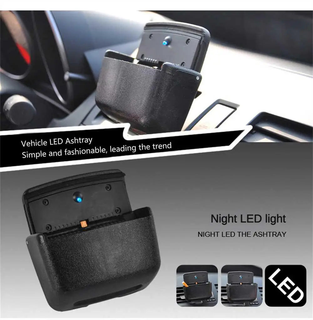 Universal Car Ashtray with Lights
