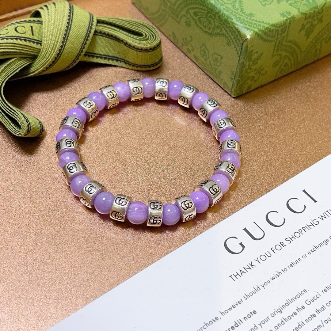 Gucci GG Amethyst Bracelet