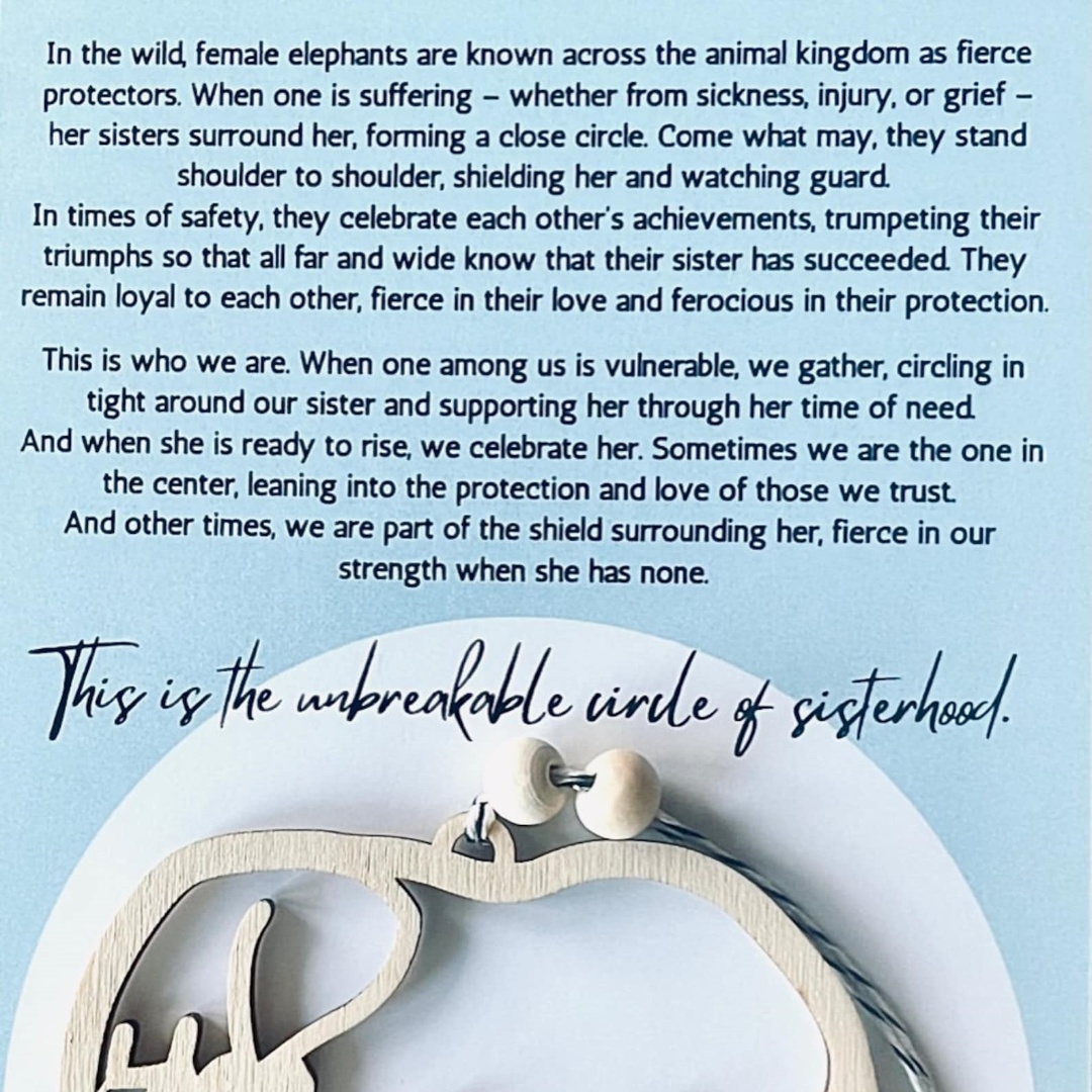 Circle of Sisterhood•Elephant Sisterhood Ornament