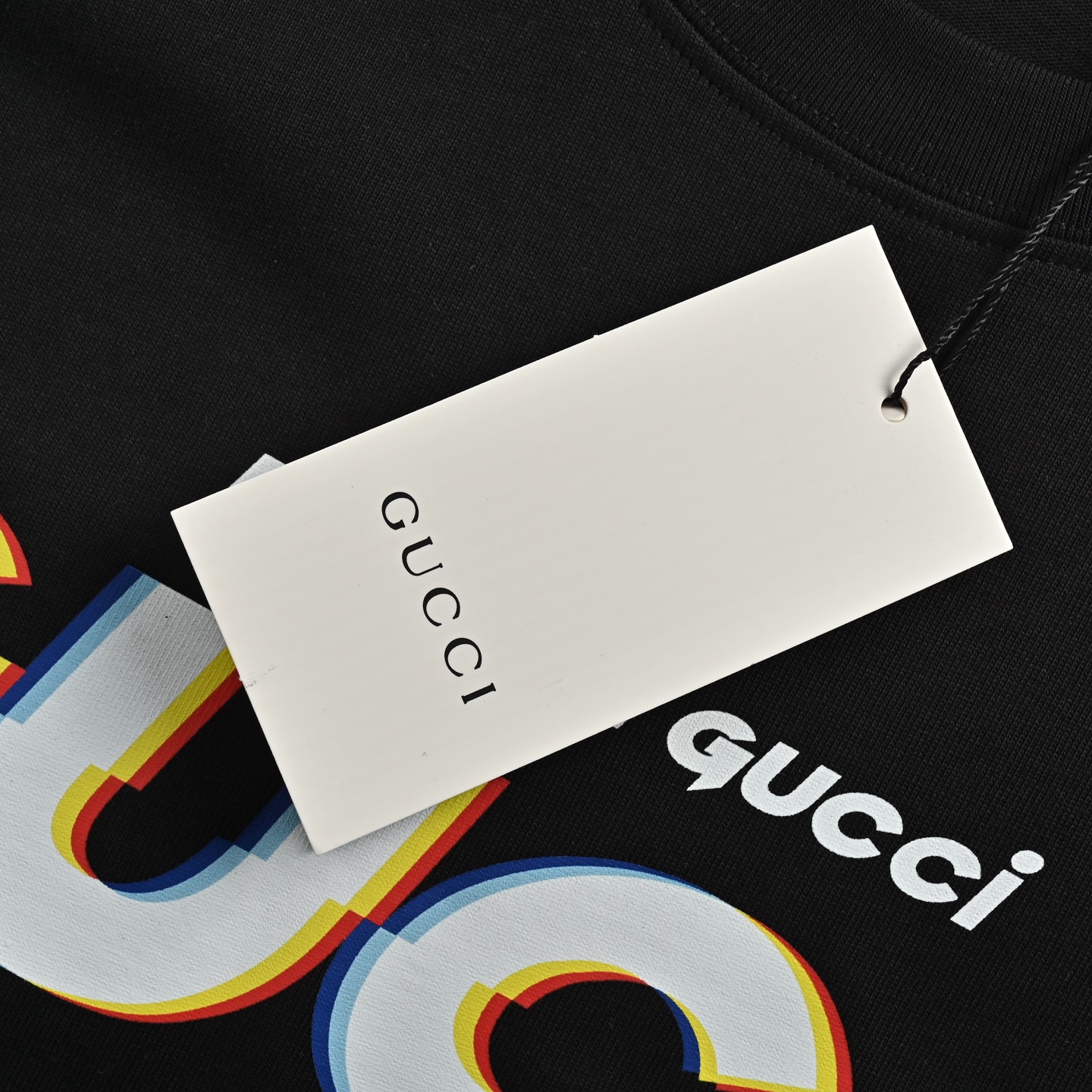 Gucci 24ss phantom letter print short sleeve