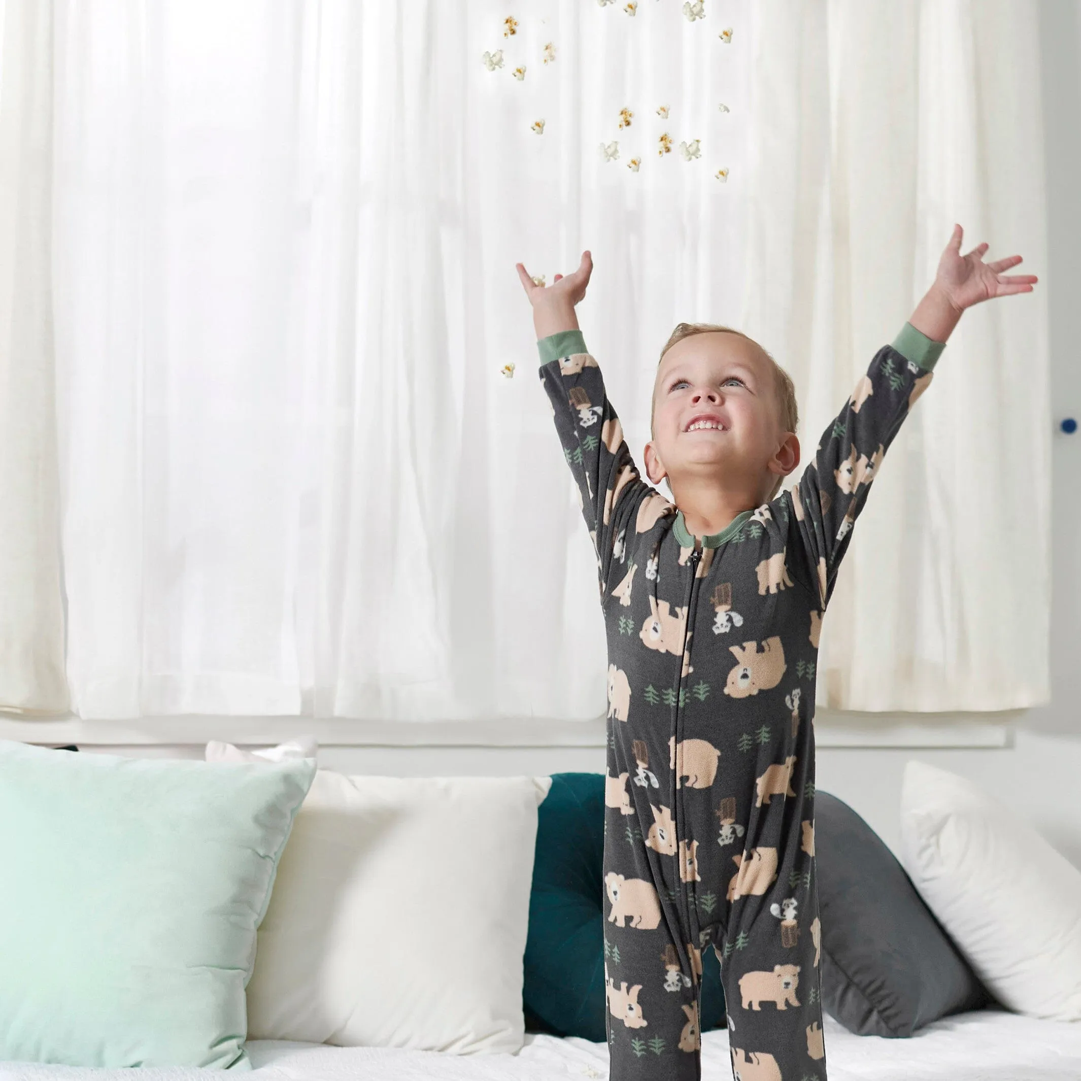 Infant & Toddler Boys Bears Fleece Pajamas