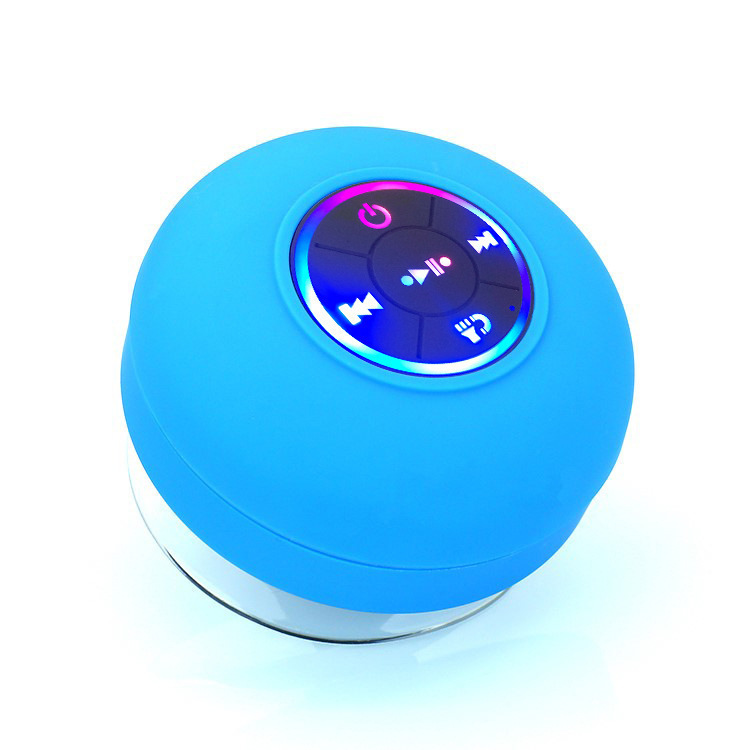 🔥Super Sale - 49% OFF🔥Waterproof Bluetooth Speaker with Suction Cup & LED Lights