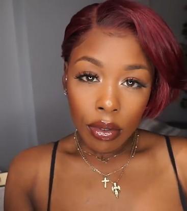 New short Wig Custom Cherry Red 🍒 Summer 19' Slay
