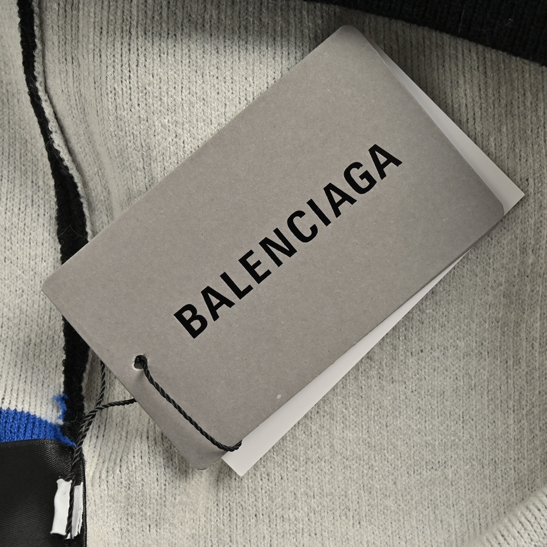 Balenciaga 24Fw Ski Collection Multi-Monograph Turtleneck Sweater