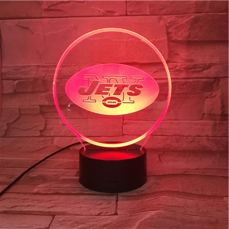 NEW YORK JETS 3D LED LIGHT LAMP