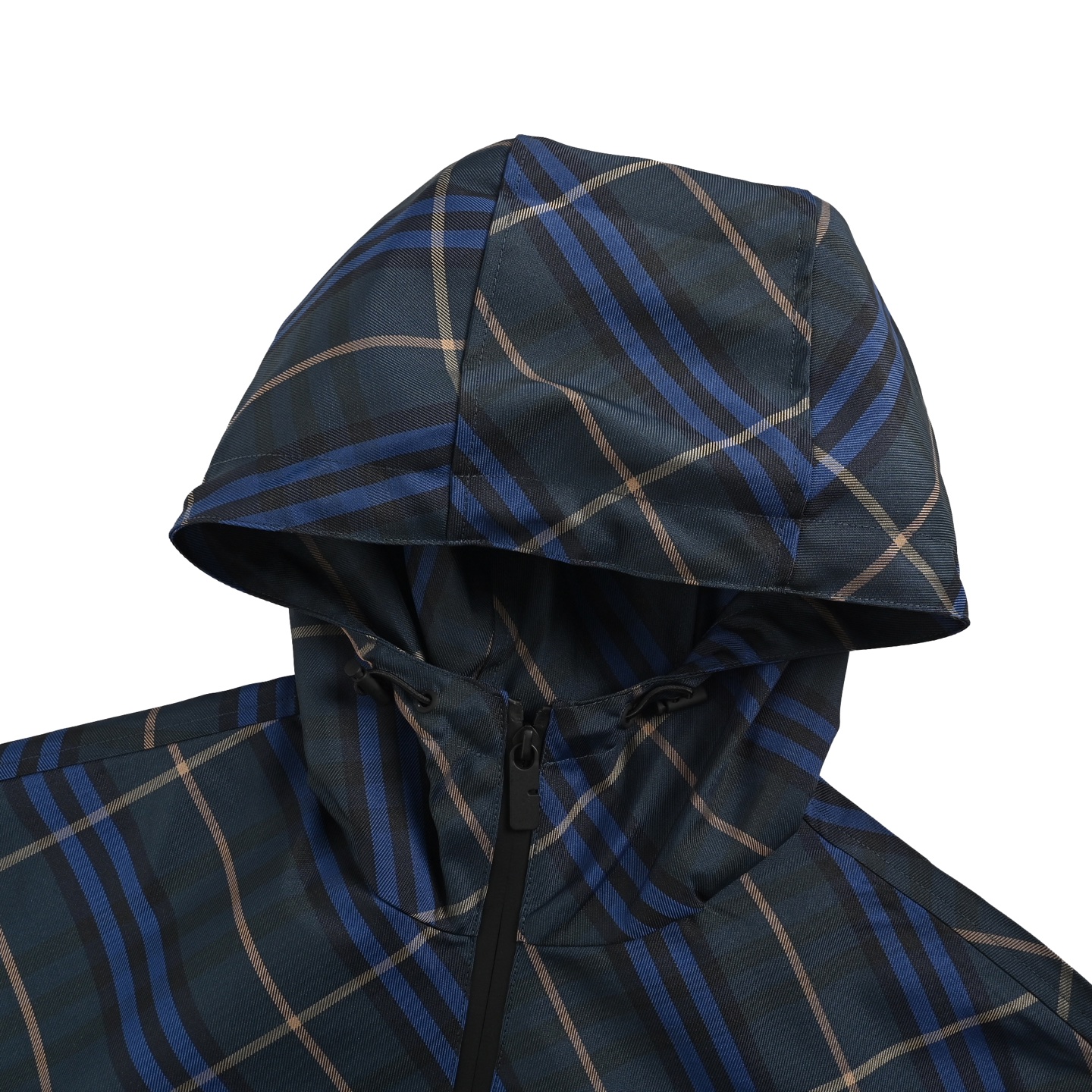 Burberry 24Fw Warhorse Embroidered Check Double-Sided Zipper Jacket