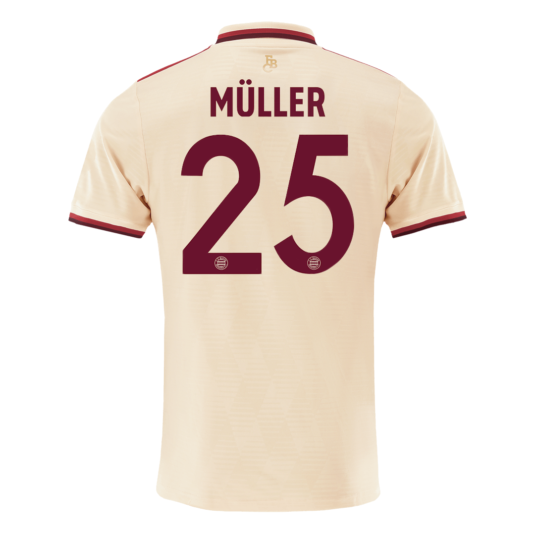 MULLER #25 Bayern Munich Third Away Custom Football Shirt 2024/25 -UCL