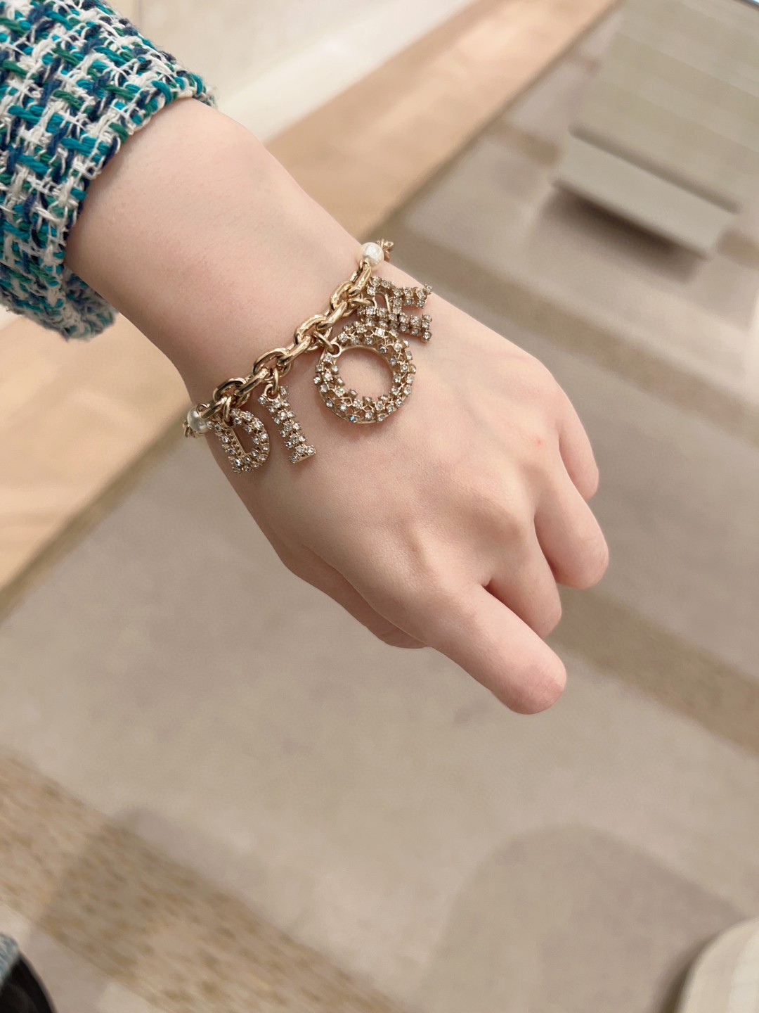 Dior Alphabet Diamond Bracelet