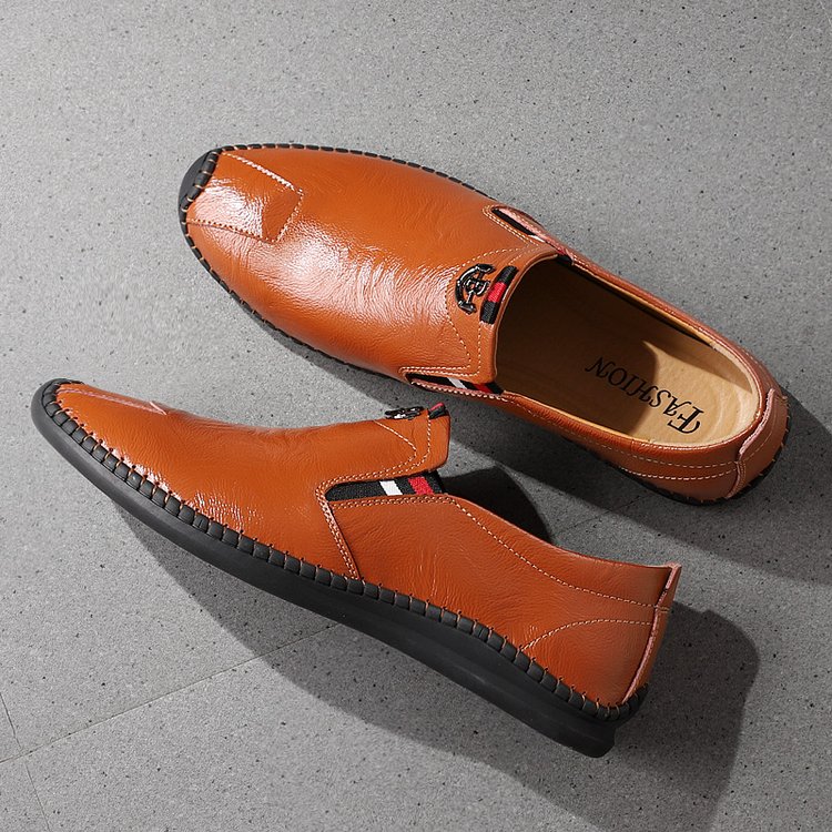 Men's Genuine Leather Loafers Shoes III