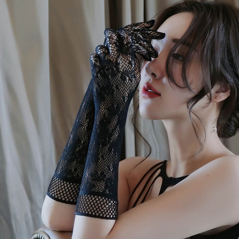 See-through Lace Hollow Out Jumpsuit Lingerie