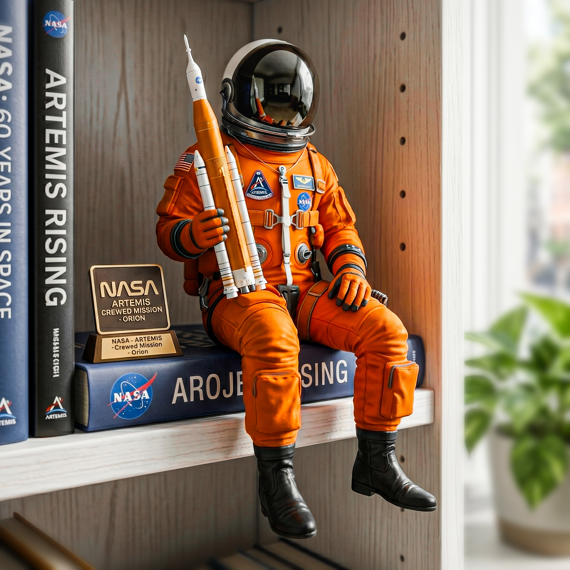 🚀 NASA Artemis II: Commander Figure – Fully Equipped Edition 🌕