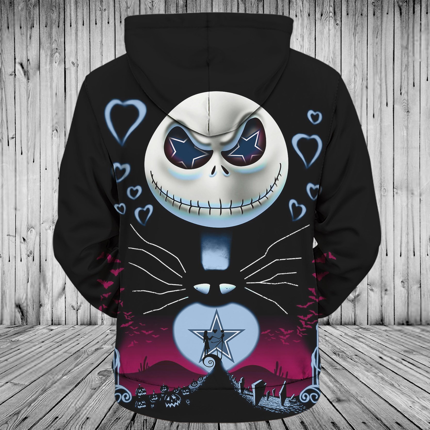 COWBOYS HOODIE 3D CHR