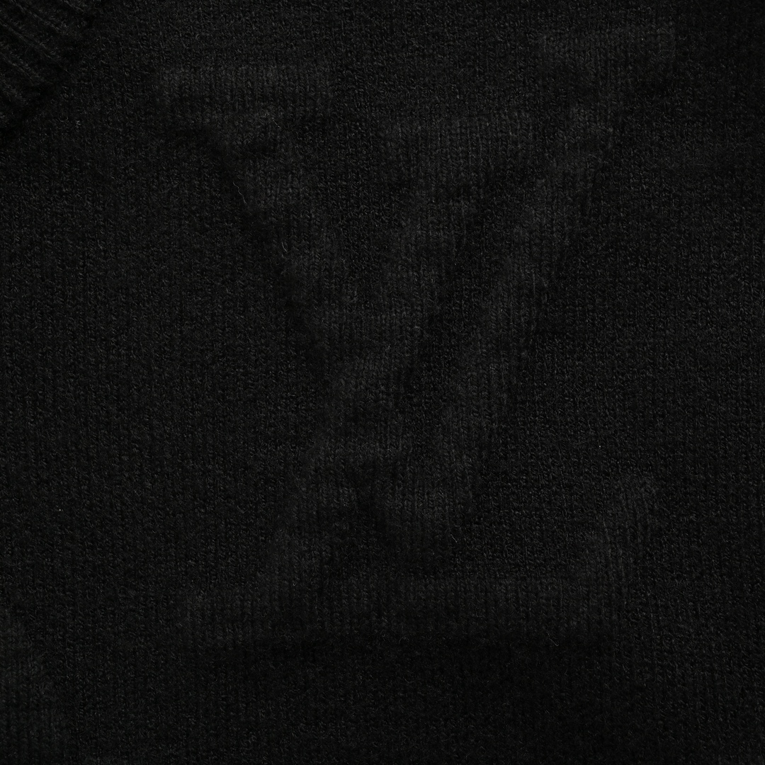 Louis Vuitton 24Fw all-over print jacquard knit sweater