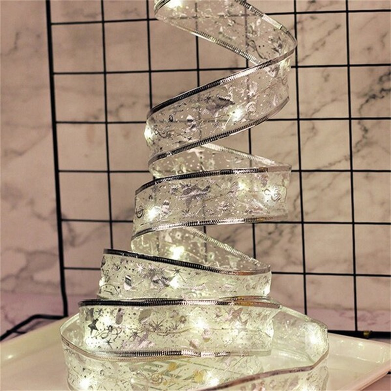 Christmas Ribbon Fairy Lights( 🔥Buy 2 get 1 free now)