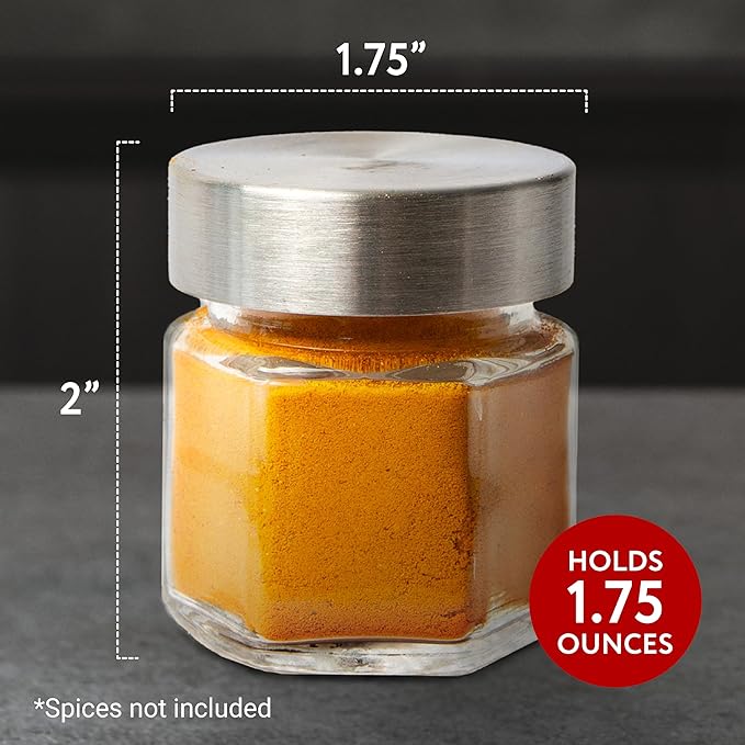 🔥Last Day 50% OFF🔥5PCS/SET Magnetic Spice Jars-🎁Buy 2 Sets Get 1 Set Free