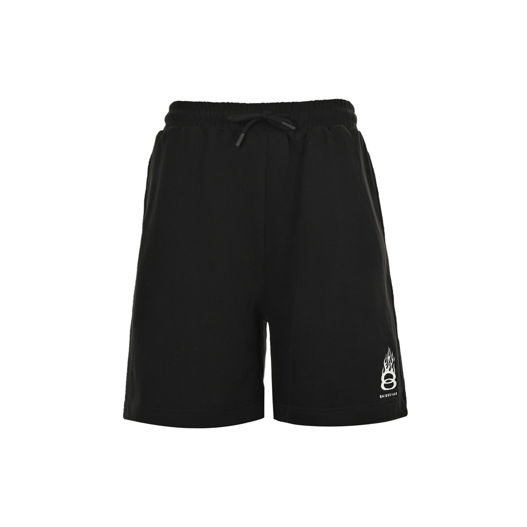Balenciaga 24ss flame embroidered basic shorts