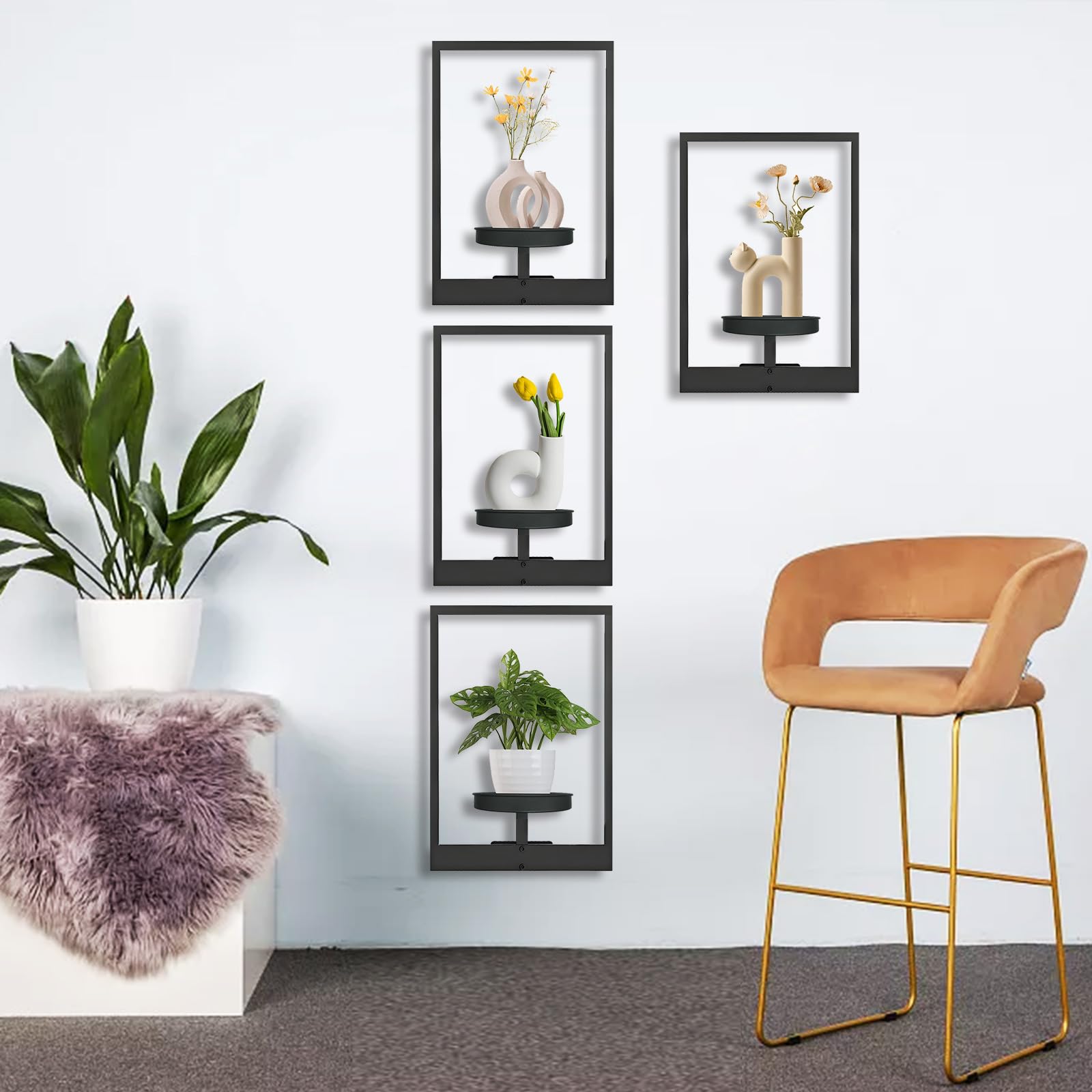 Picture Frame Wall Plant Holder Metal Plant Wall Frame