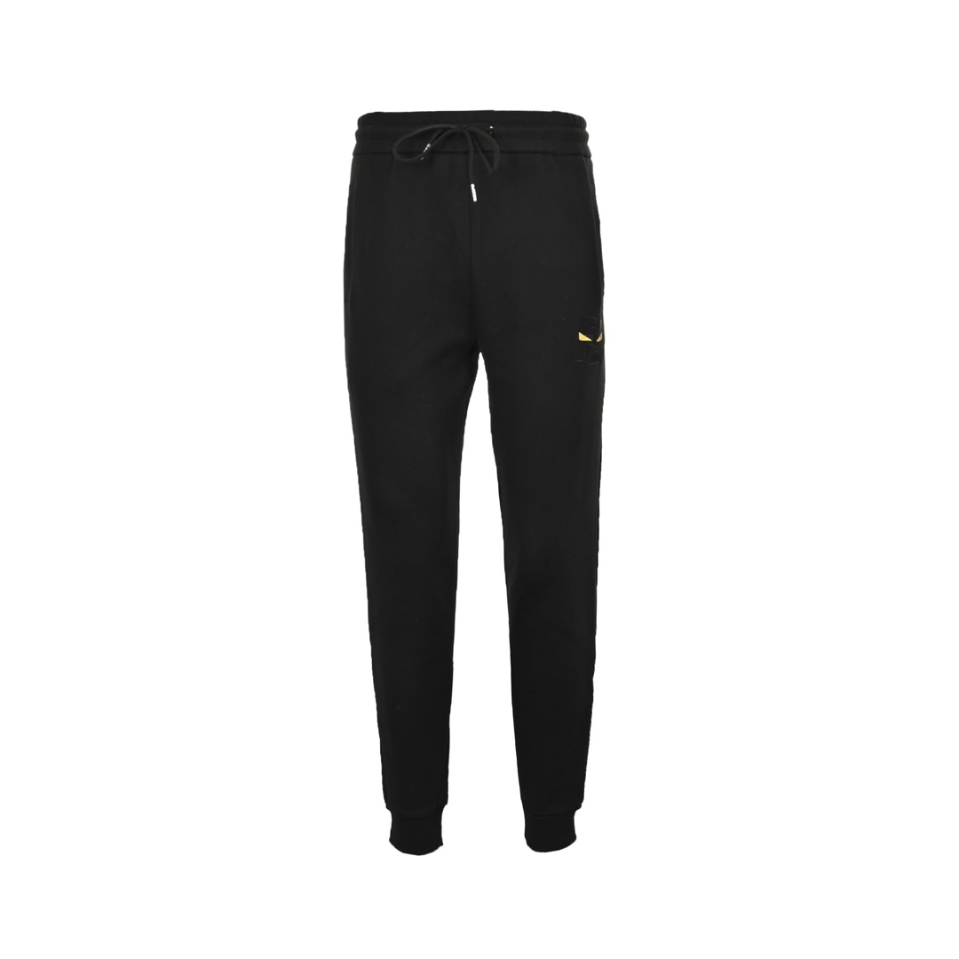 Fendi 24Fw double F eye embroidered trousers