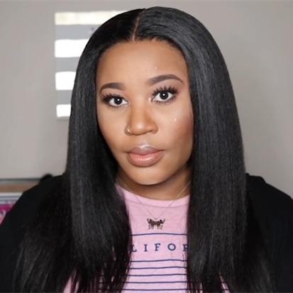 New Natural Everyday Kinky Blowout Wig