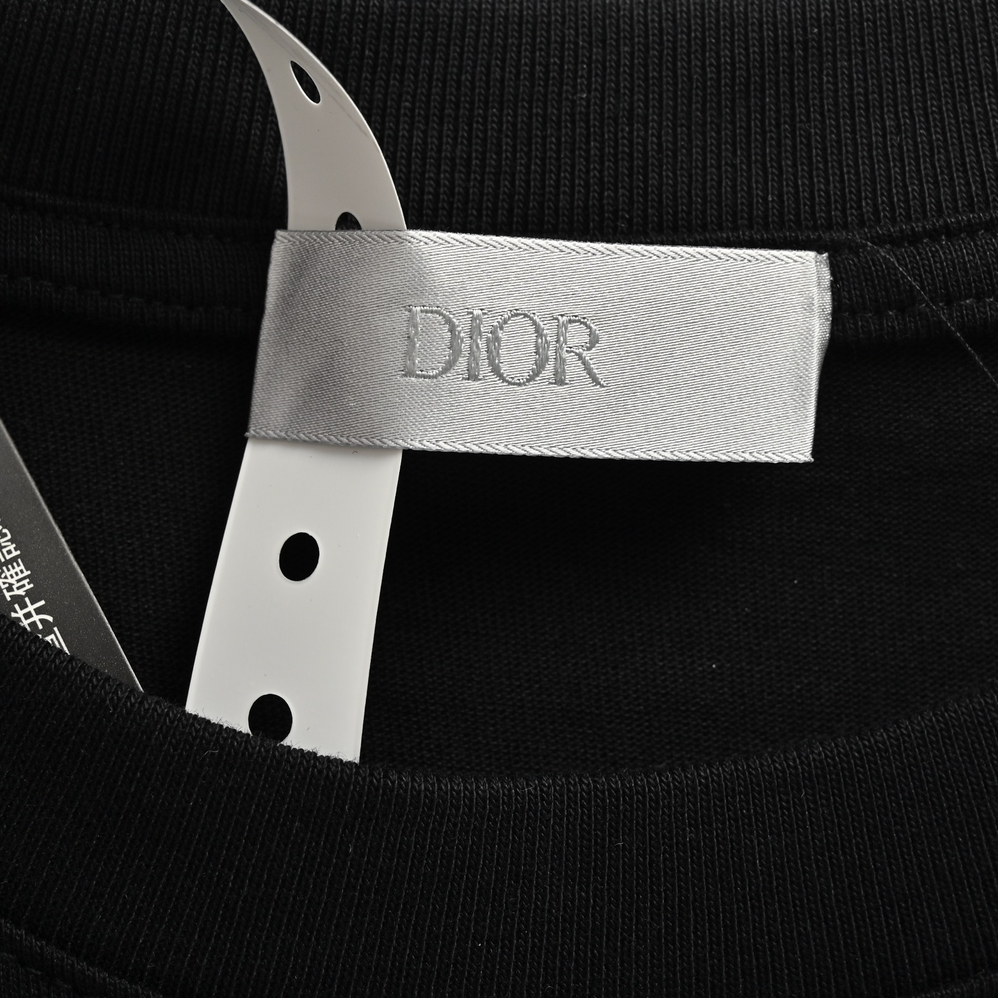Dior 25ss double shadow toothbrush embroidered logo short sleeve