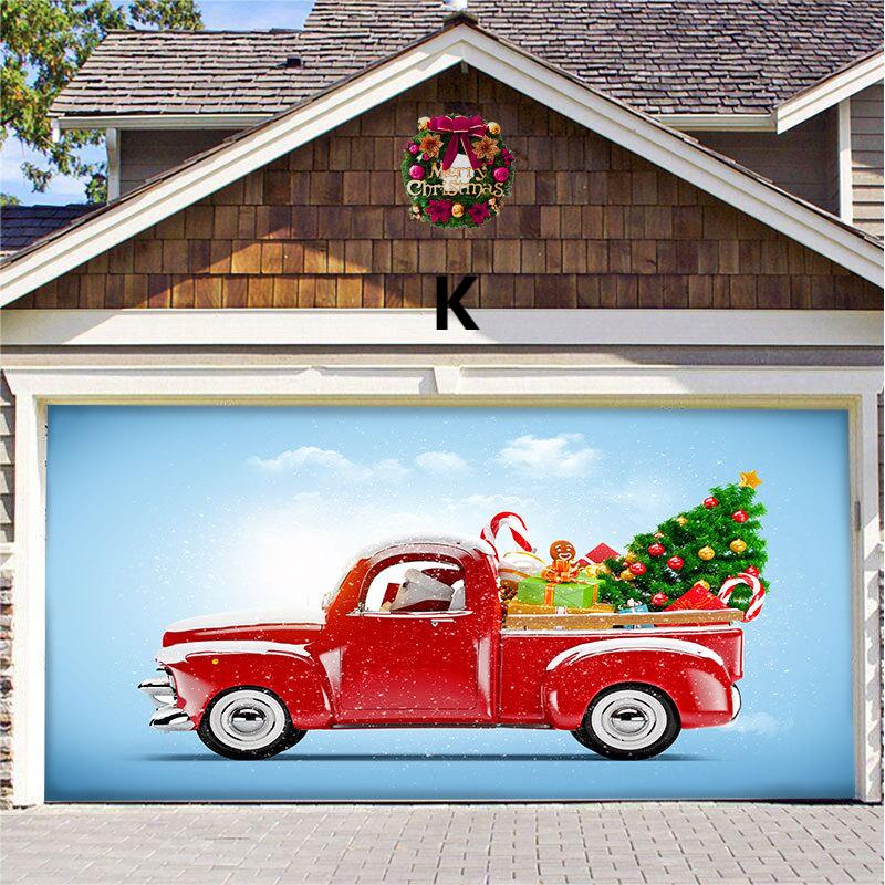 Hot Sale-2023 New Christmas Garage Door Decoration