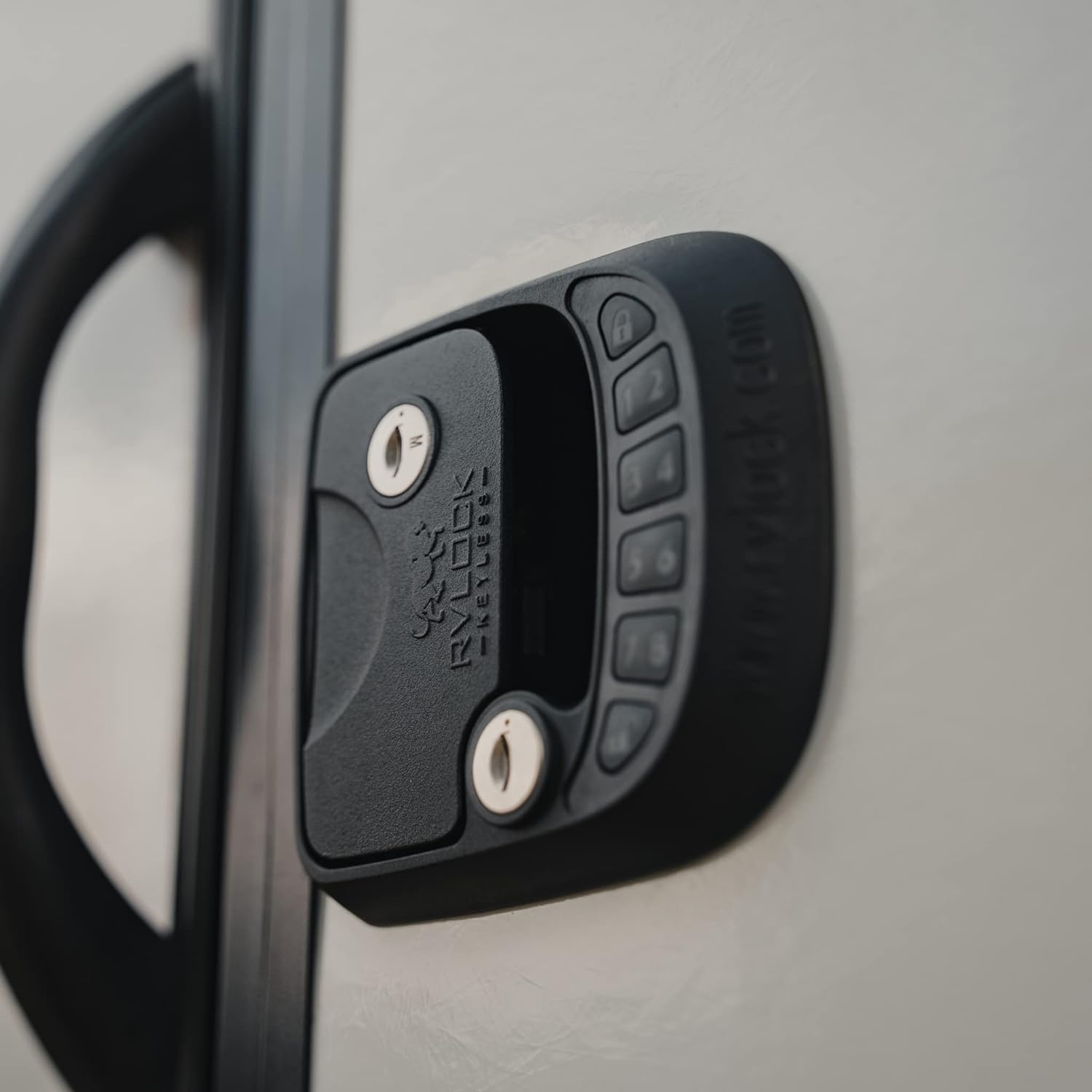 RVLock Compact and Key Fob Keyless Entry Keypad RV/5th Wheel Lock Accessories