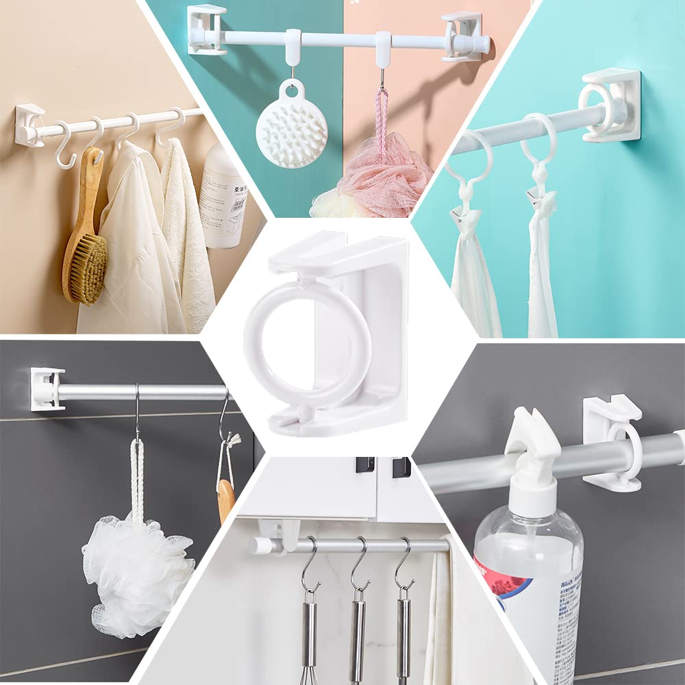 🔥 Last Day Promotion[49% OFF]-Nail-free Adjustable Swivel Rod Bracket Holders-BUY 3 SETS GET 1 SET FREE NOW