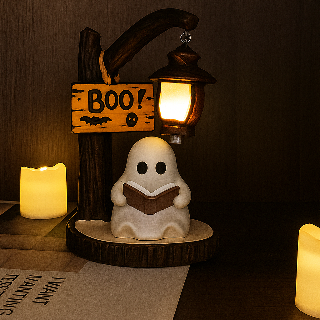 Cute Ghost Reading Lantern