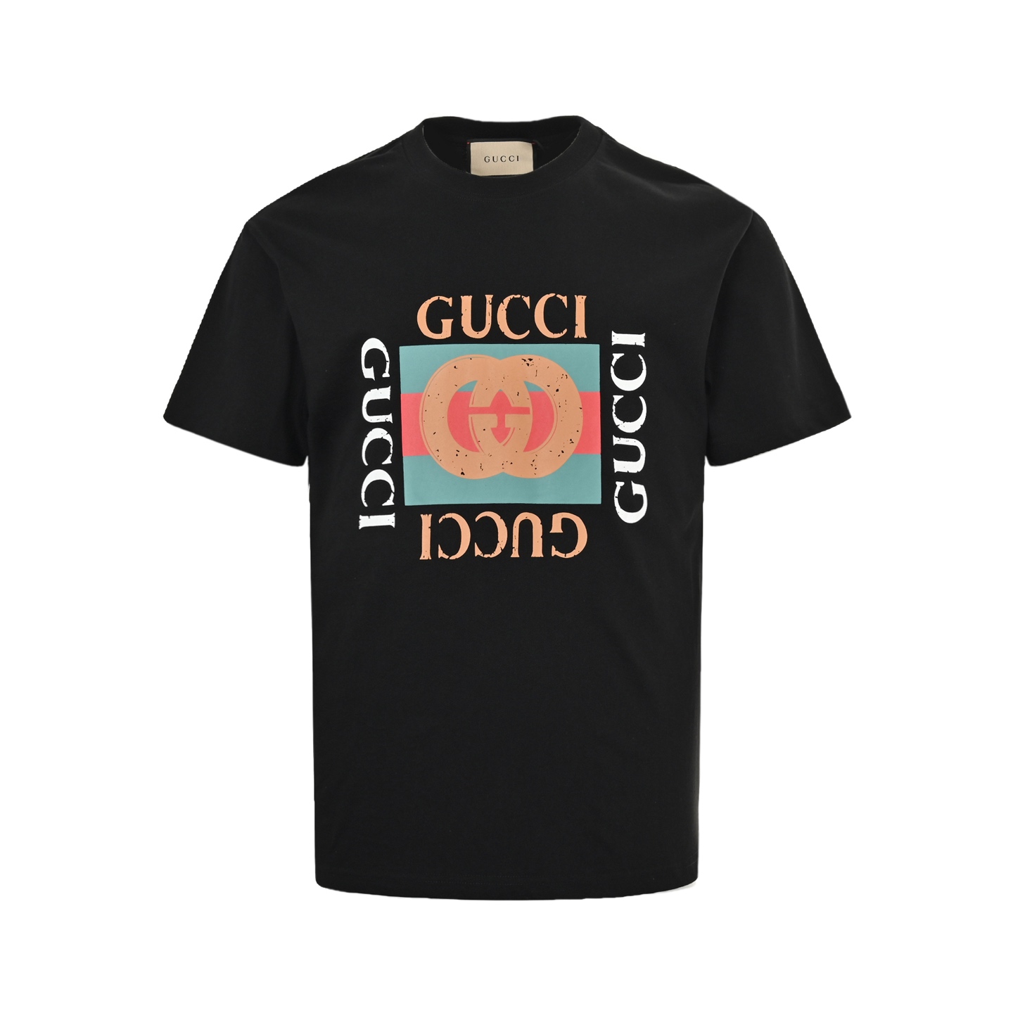 Gucci classic square logo print short sleeves